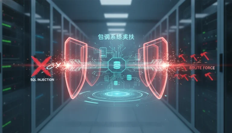 包网系统架构安全加固：全面预防SQL注入与高频暴力破解