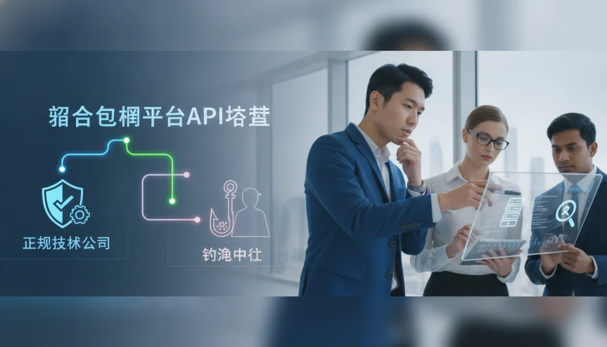 综合包网平台API搭建:如何辨别技术正规公司与钓鱼中介?